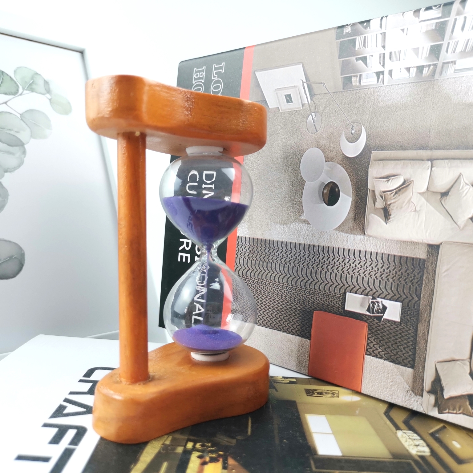 Wholesale Promotional Wooden Sand Timer Hourglass For Kids