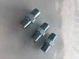 Wholesale White / Yellow BSPT Male Pipe Fittings , Steel Hydraulic Tubing Fittings Quick Connect from china suppliers