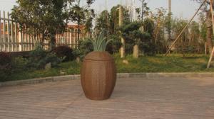 Wholesale Brown Aluminum Frame and Resin Wicker Storage Box , UV Resistant from china suppliers