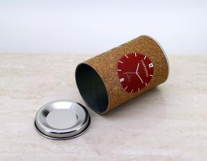 Wholesale Flexible Kraft Paper Cans Packaging With Metal Lids For T-Shirt And Gift from china suppliers