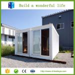 Prefabricated mobile coffee shop container building design Chinese manufacturer