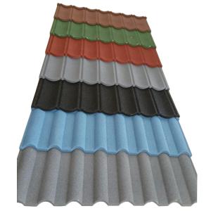 Wholesale Waterproof Stone Coated Roofing Sheets and Environmentally Friendly for Modern Construction 1340mm*420mm*0.4mm from china suppliers