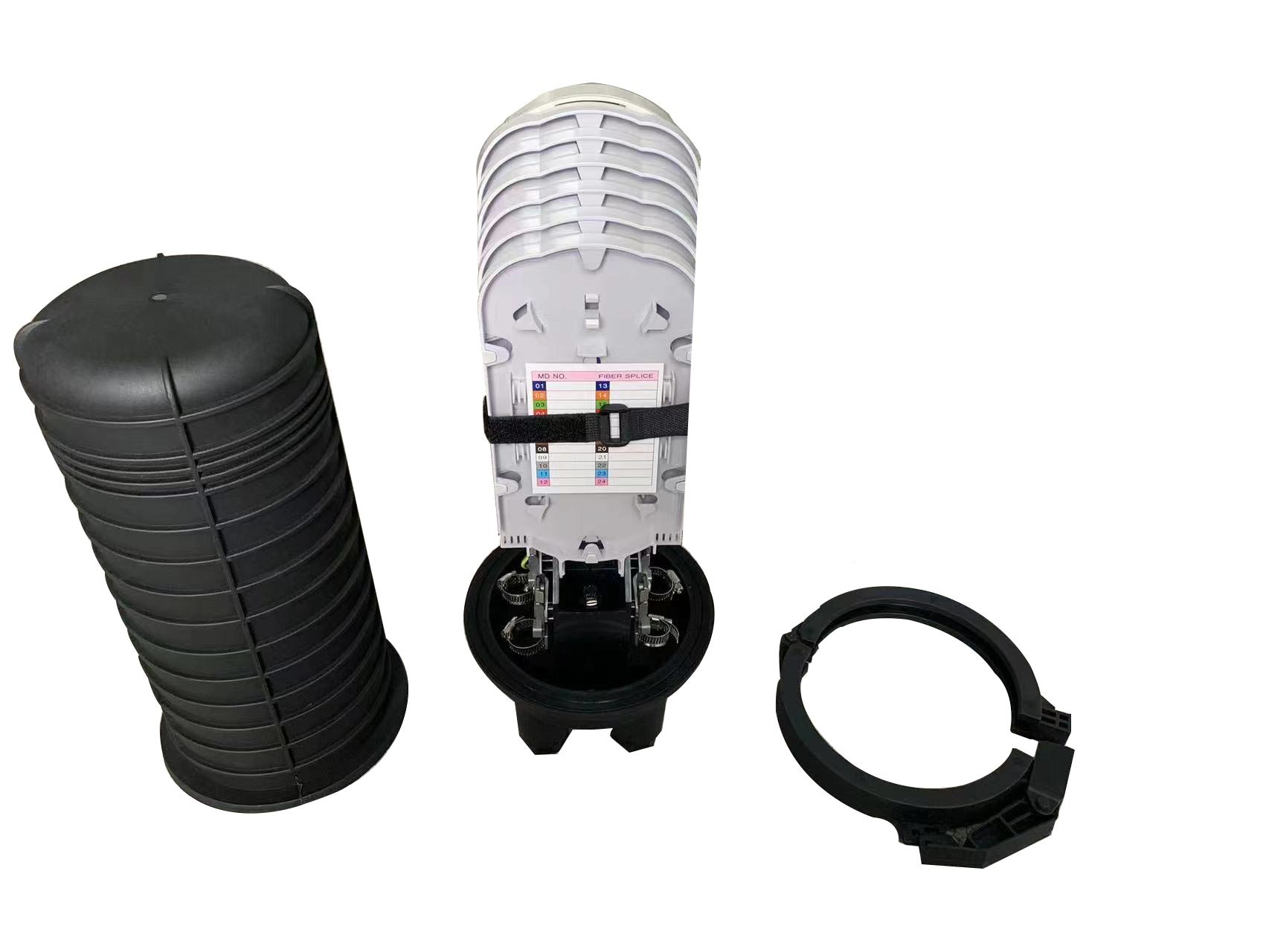48 core Fiber Optic Joint Enclosure with PP+GF material IP68 splice closure