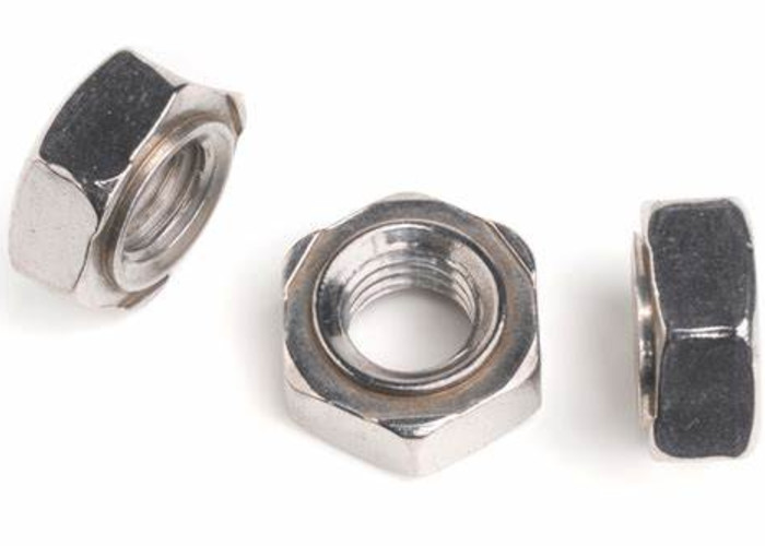 M10 M12 Weld Nut Stainless Steel SS316L Weld Hexagon Nut Polished Stainless Steel