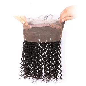 Wholesale 100% Virgin360 Brazilian Frontal Brazilian Hair Closure With Natural Part from china suppliers