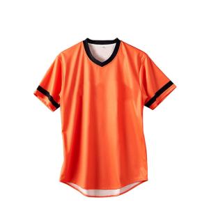 Wholesale Orange Competition Blank Basketball Jerseys V Neck Soccer Jersey Sportswear from china suppliers