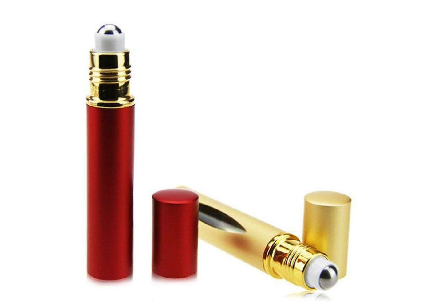Roller Ball Empty Aromatherapy Bottles Aluminum Essential Oil Container