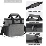 Adult Leakproof Insulated Lunch Tote With Shoulder Strap