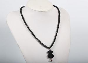Wholesale Red Onyx / Black Onyx Bead Necklace , 17 Inches Pearl Bead Necklace For Gift from china suppliers