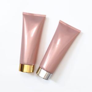 Wholesale Flip Cap Screw Lid Pink Empty Plastic Lotion Squeeze Tubes 200g from china suppliers