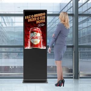 Wholesale 32 Inch Screen Size Floor Standing Digital Signage Android OS One Year from china suppliers