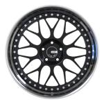 2 Piece 22 Inch Deep Dish Rims Wheels Gloss Black ET30 5x130 PCD