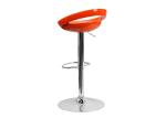 300lb Vintage European Bistro Bar Stools Rust Burnt Orange Counter Stools
