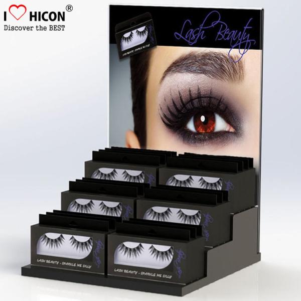 Create Beauty Acrylic Lash Display Fake Strip False Eye Lash Box Retail Display