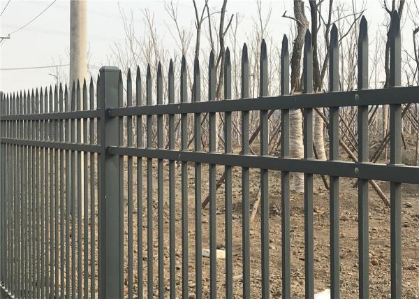 Tubular Steel Security garrison fence panels 1800mm x 2400mm stocked for sale