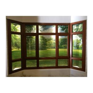 Wholesale High Quality Luxury Bay Balcony Aluminum Inward Opening French Windows Casement For Home Bay Windows from china suppliers