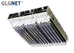 Durable Heat Sink SFP Cage Assembly 3 Port Without Integrated SFP Connector