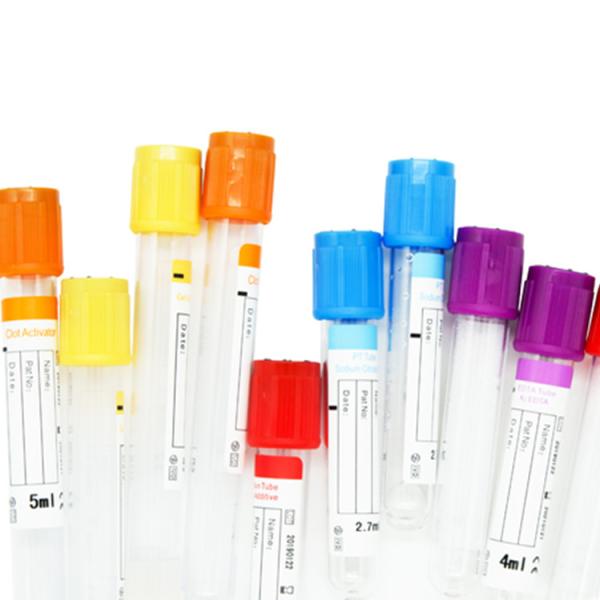 Disposable Glass Plastic Lavender Cap for The Test Blood Collection Tube