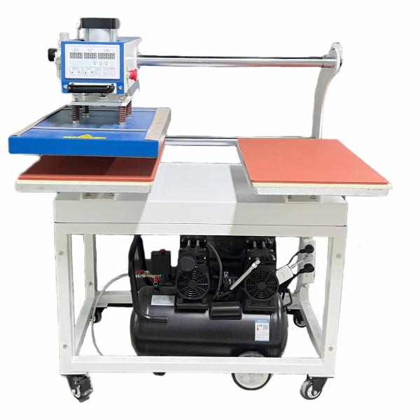 Textile Ink Heat Press Machine 40*60cm Double Station DTF Semi-Automatic Andemes
