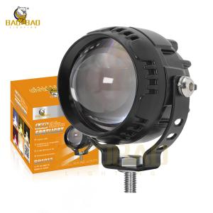 Wholesale Single Beam White Yellow Red Flash Aluminum Motorcycle External LED Spotlight from china suppliers