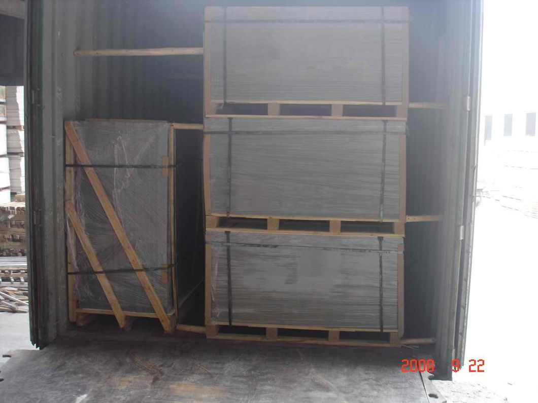 Partition Wall Decorative Grey Fiber Cement Board with Asbestos Free Material