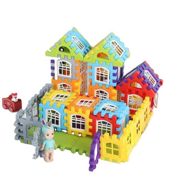 PP Plastic Assemble Bricks Creative DIY Toy for Early Education Cognition