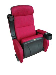 Wholesale Red Color Cinema Chairs Space Saving Movable Armrest Compound Vestee Surfance from china suppliers