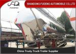 Aluminium Alloy 3 Axles Bulk Cement Tanker Trailer Volume 45 CBM - 65 CBM