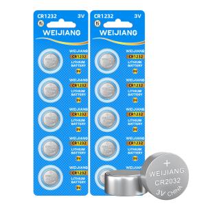 Wholesale CR1232 CR1225 Button Cell Battery Lithium Cell 3V CR1220 For Watches from china suppliers