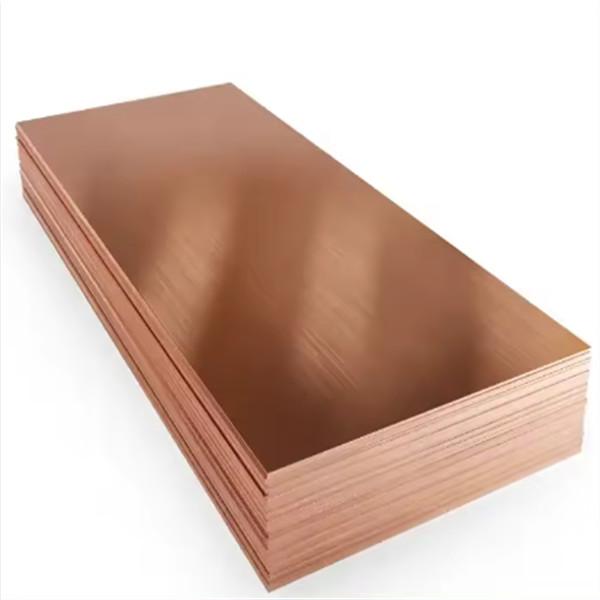 JIS H3100 Copper Alloy Plate Polished Copper Sheet 0.5mm-3mm Thick Antimicrobial