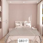 68cm 136cm White Fabric Wallpaper Real Fabric Wallpaper For Villa Apartment