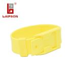 Yellow Tpu 375mm*30mm Sheep Rfid Leg Band