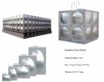 Customized big size stainless steel 10000 liter water tank sectional water tank