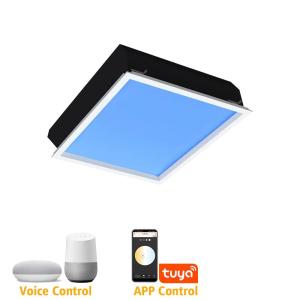Wholesale Square 600x600 LED Artificial Skylight 110V Tuya WIFI Voice Control from china suppliers