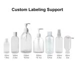 Glossy Finish Round Sterilized Lotion Bottle Pump Dispenser