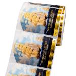 Self Adhesive Sticker Wine Bottle Label Printed Textured Matte Paper Foil