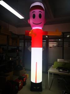 Wholesale Economic Air Dancer Blower Fan , Blow Up Advertising Man Cute Style from china suppliers