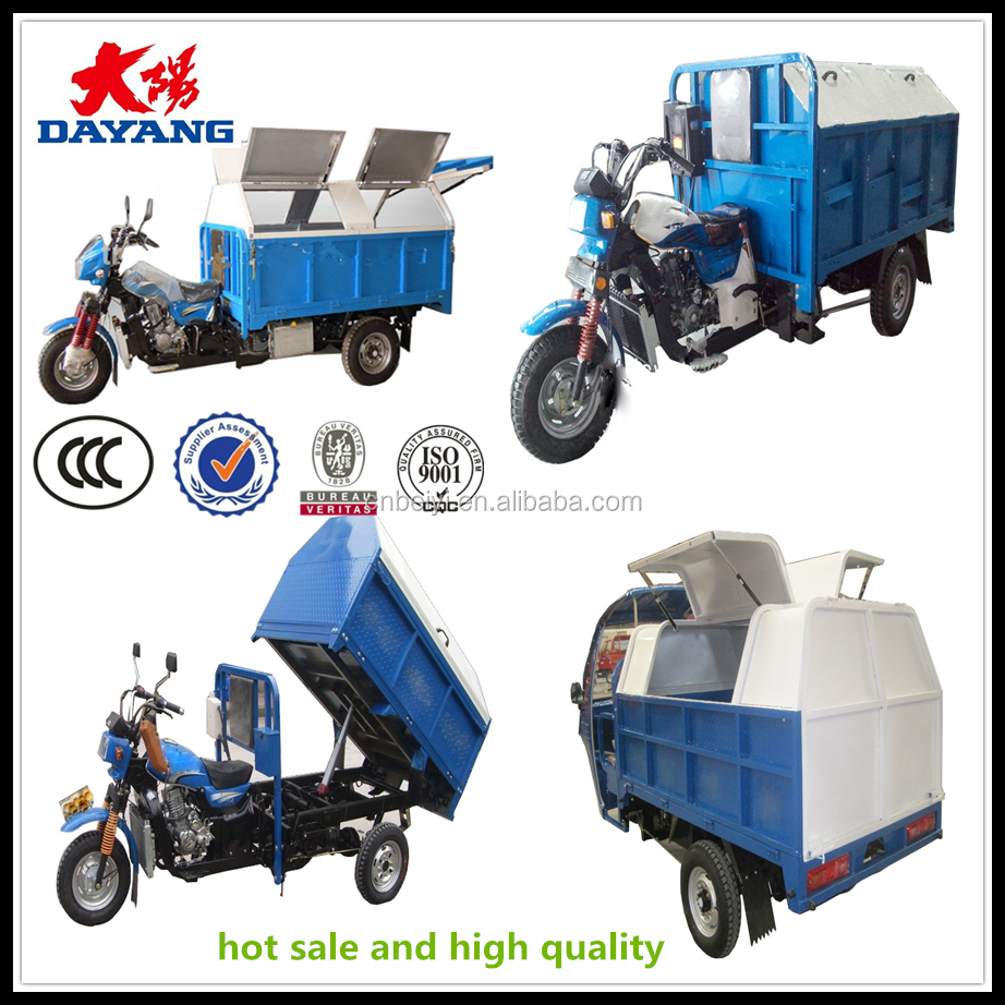 300cc 4 Stroke Enclosed Tricycle for 5 People and 600kg Loading Capacity in Peru 2016