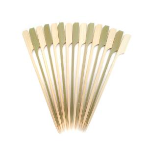 Wholesale 15cm bulk Green Bamboo Paddle Picks Sticks For Food from china suppliers
