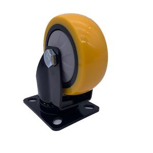 Wholesale 125 mm PU Caster with 360 Degree Top Plate from china suppliers
