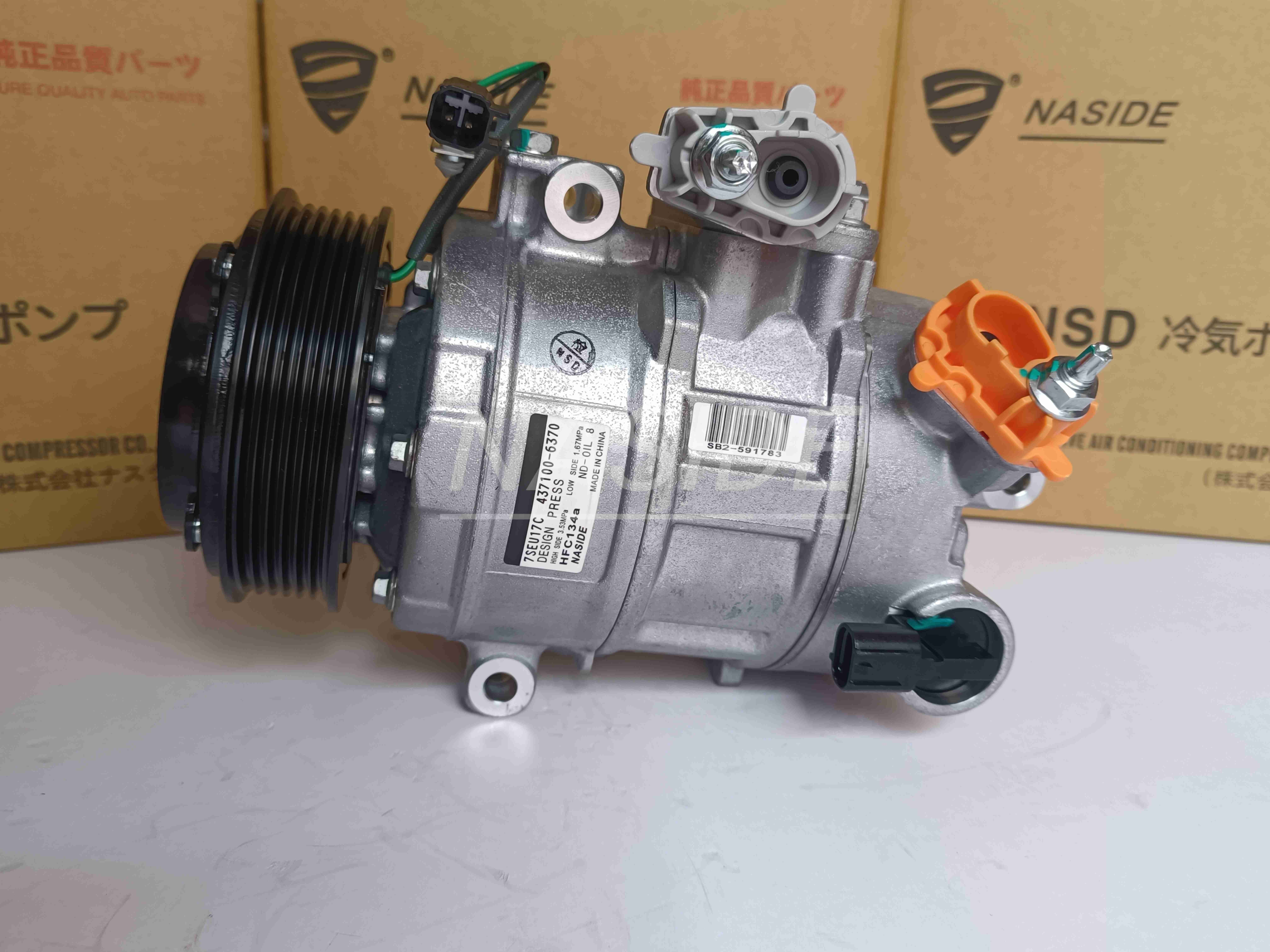 Auto AC Conditioning Compressor For Explorer 3.5L DA8Z19703A DA8Z19703B DA8Z19703C FB5Z19703B C2741 C2760 C2760R 447280-6481 197358