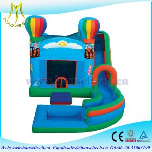 Wholesale Hansel 2017 hot selling commercial PVC outdoor inflatable play area jumping castle slide for sale from china suppliers