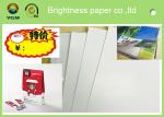 Printable A4 Glossy Sticker Paper , Glossy Magazine Paper Customized Size