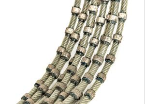 Wholesale Granite Block Dressing Tools Diamond Wire Cutting Rope 11mm 40 Beads Per Meter from china suppliers