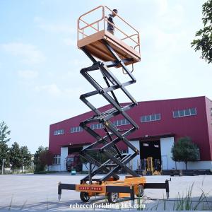 Wholesale Industrial Motorized Lift Platform , Hydraulic Platform Lift For Construction from china suppliers