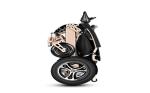 Hospital Furniture Aluminum Alloy Light Power Remote Control Electric Wheelchair