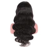 Body Wave 100% Peruvian Human Hair Full Lace Wigs With Baby Hair 150 Density