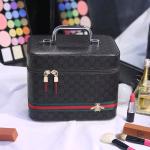 SGS Dustproof Pu Leather L24cm Makeup Storage Case