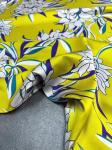 100% Silk 20MM China Yellow Rose Women Fashion Dress