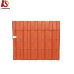 H.S Code 39259000 Brick Red Plastic Roofing Panel Sheet 1050mm 2.3mm 3mm